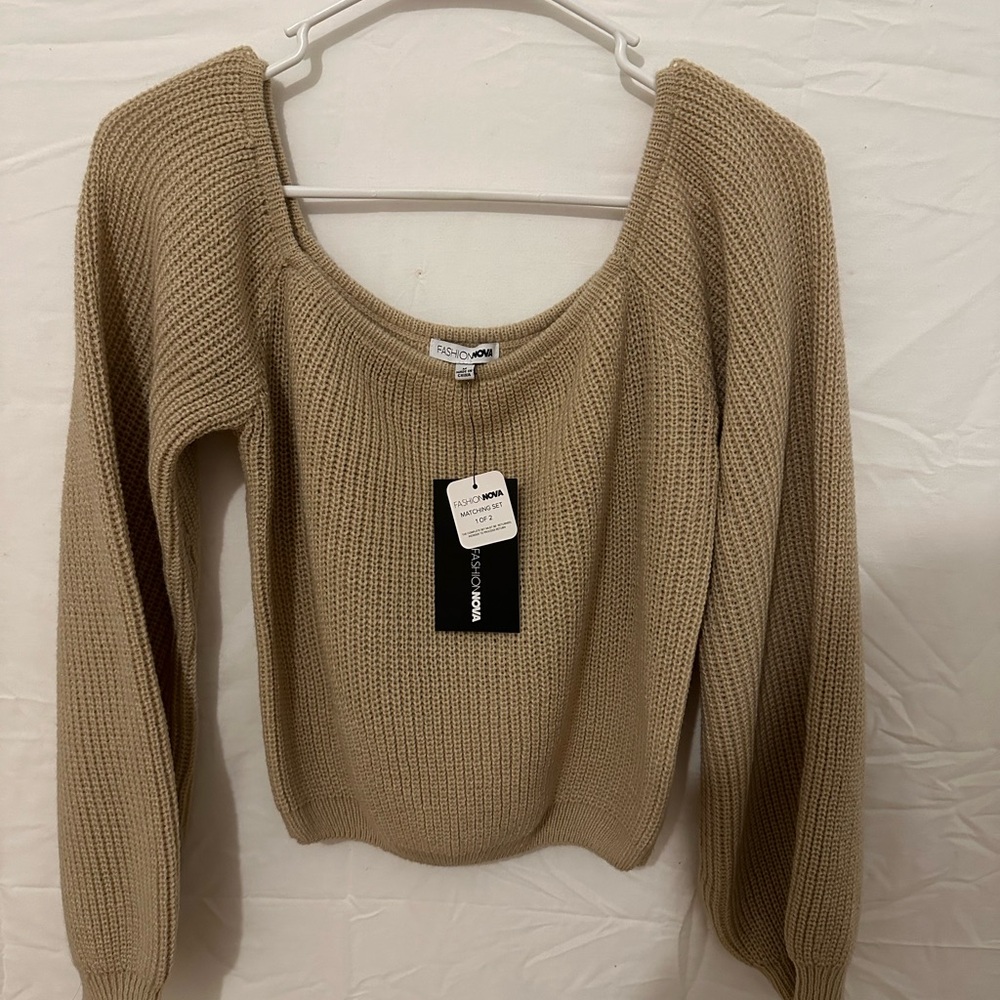 2 Piece Fashion Nova Sweater Set